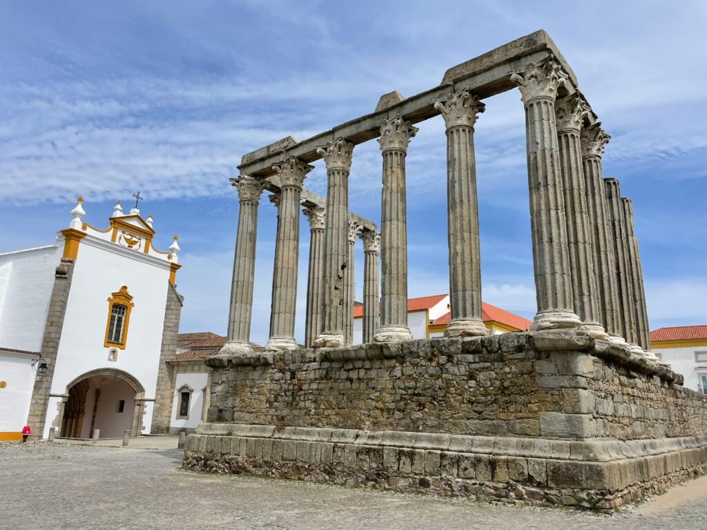 Templo Romano de Évora, no centro histórico