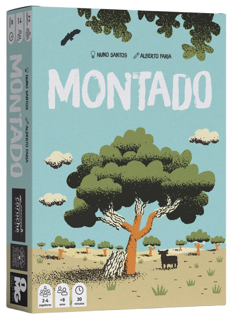 Caixa do jogo de cartas Montado