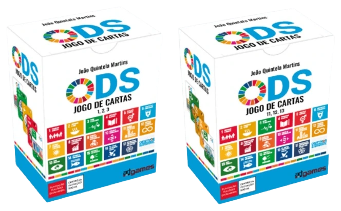 Duas caixas do ODS: Jogo de Cartas